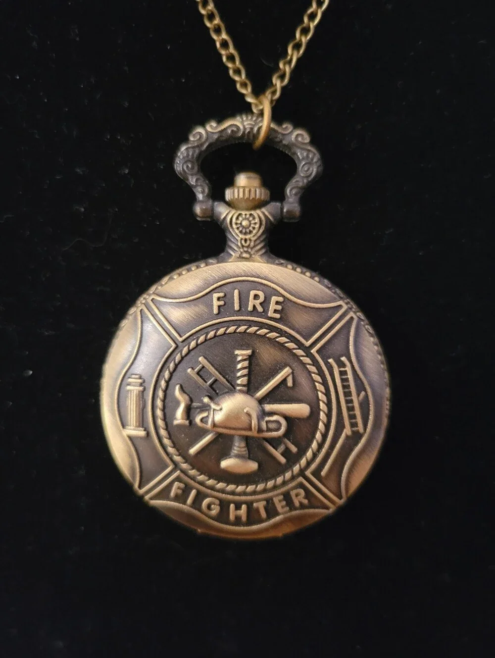 Strada Fire Fighter Pocket Watch
